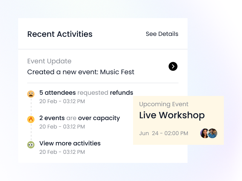 Event and Activity Updates