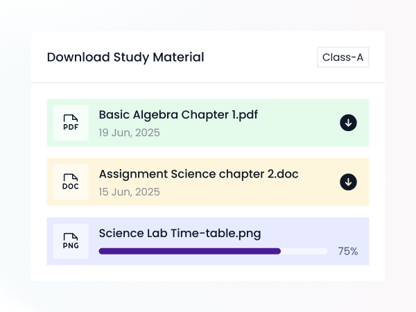 Download Study Material / Notes Shared