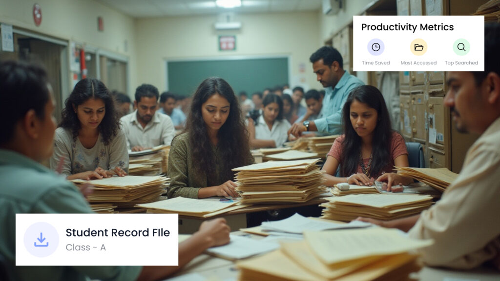 Office staff file hunting problems