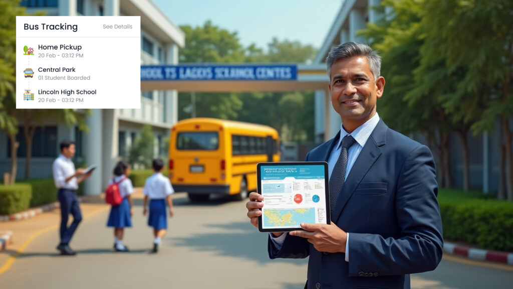 School Fees, Bus Tracking & Attendance in One System Rajkot